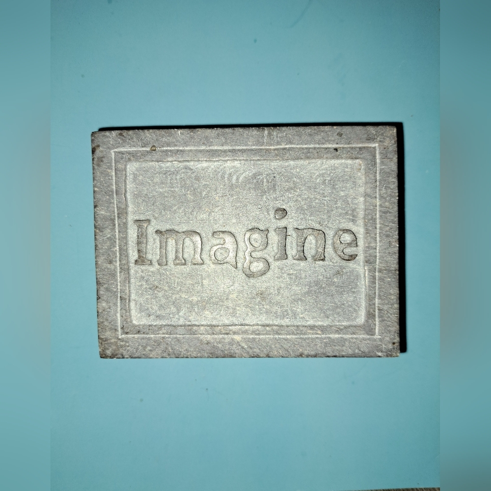 Carved granite trinket box